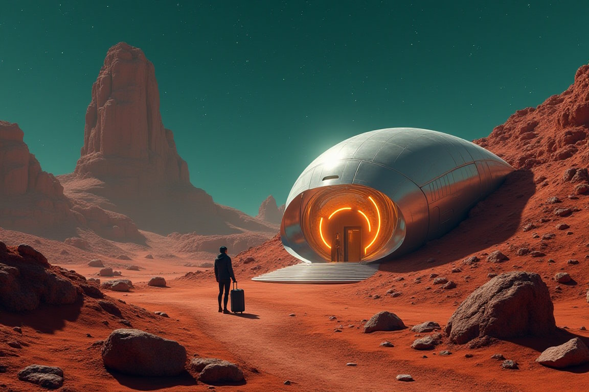 Martian hotel